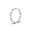 Bagues de cluster CKK Bague nouée coeurs bande pour femmes hommes Anillos Mujer Sterling Silver Bague Plata 925 Para bijoux fiançailles de mariage