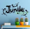 Stickers Chameleon Wall Stickers Cartoon Lizard Vinyl Decals Reptile Animal Decor Home Room Nursery Interior Design Art Murals