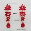 Pendientes largos con borlas de cristal llamativos, pendientes colgantes Boutiqu, joyería para mujer de alta calidad, accesorios de joyería para espectáculos de disfraces 240314