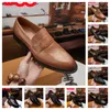 40Style New Casual Business Men Designer Shoes Slip-On Sapatos de Couro Envernizado para Homens Slip-On Daily Moafers Masculinos Sapatos Leves Primavera/Outono Tamanho 6.5-12