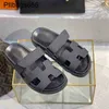 Женские сандалии Chypres Sandal Slides Slides Lixintta Summer 2024 пляжные туфли Кожаная квартира папа папа Wome есть логотип MQC1 KSCB 8QHD