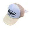 قبعات الكرة مصممة Corteizs Capscrtz Trucker Hat American Fashion Brand Line Print Sunscreen Truck Men Net Red Duck Logical 85