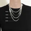 Designer ver chain designer necklace designer jewelry rope cuban chain for man cuban link chain men Stainless Steel women necklace for men Classic Style Engagement c