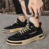 2024 Fashion Men Women che gestisce scarpe per il tempo libero nere e marroni comodi allenatori traspiranti sport sneakers all'aperto 39-44 EUR