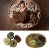 Couvertures 60x40cm Soft Stretchy Mohair Infant Handmade Wraps Born Pography Props Baby Po Shoot Accessories POGRAM pour Studio