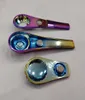 Spoon Smoking Pipe Portable Creative Herb Tobacco Cigarette Ignescent Metal Pipe Metal Smoking Pipe5484294