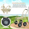 Reels Garden Hose Reel Cart with Wheels Garden Lawn Water Truck Water Planting Cart Heavy Duty Outdoor Yard Water Planting Holds