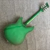 Green Semi Hollow Body Rick 360 Electric Guitar 12 Strings Guitar in Cherry Burst Color, All Color finns tillgängliga, grossist