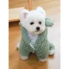 ロンパースパピージャンプスーツ秋の冬暖かいセーターペットかわいいデシンガー服小さな犬パーカー猫ファッションパジャマチワワプードルヨーキー