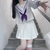 JK Uniform Japanese Student JK Sailor Suit LongSleeved Intermediate CosplayFriendly Uniform Söt stil 240301