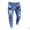 Men'S Jeans Fashion Men Designer Jeans Stretch Hip Hop Cool Streetwear Biker Hole Ripped Skinny Slim Fit Pencil Pants5038639 Drop Del Dhoew