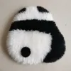 Cuscino Simpatico Panda Schienale Imitazione Lana Peluche Casa Cartone Animato Animale Soggiorno Divano Ornamenti Pratico Decorativo Moderno