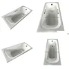 Bathtubs Single Person Square Bathtub With Cast Iron Embedded In Bathroom For Household Use Drop Delivery Home Garden Building Suppl Dhrjg