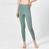 Pantalones activos Mujer Yoga Sensación desnuda Leggings de cintura de nailon de alto estiramiento Sexy Push Up Running Gym Medias Ropa de atletismo femenino Tamaño S-XL