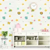 Pegatinas de pared, papel tapiz autoadhesivo, dibujos animados tridimensionales, papel bonito, pegatina decorativa divertida para el hogar para habitación de niños