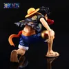 Dolls 12,5 cm One Piece Gear 2 Luffy Anime Action Figure PVC Kolekcja Kolekcja Statua Figurina Dollowa Zabawka dla ozdób urodzinowych Dolll2403