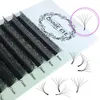 Cilios W 6D -ögonfransar S 5D Easy Fanning False Lash Faux Mink Ready Fans Doll Makeup YY Cluster Bundles 240305