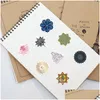 Car Stickers 60Pcs Mandala Flower Sticker Buddhism Yoga Iti For Diy Lage Laptop Skateboard Motorcycle Bicycle Drop Delivery Automobile Otors