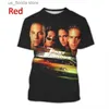 Men's T-Shirts Movie Fast Furious T Shirt Men 3D Tokyo Drift Printed T-shirt Short Slve Unisex Racing Cool T Shirts Fashion Pop Kids Tops Y240321