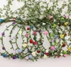 Matrimonio sposa ragazza testa fiore ghirlanda di rattan copricapo corona ghirlanda Hawaii fascia di fiori damigella d'onore fasce per capelli bohémien festa b8538360