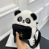 Pluche Rugzakken Dieren Panda Pluche Crossbody Tas Casual Verstelbare Riem Cartoon Panda Rugzak Portemonnee Messenger Bag Panda Schoudertas TravelL2403