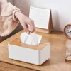 Vävnadslådor servetter skrivbord vävnad papperslåda fjärrkontroll förvaring rack trävol terbetkväska fyrkantig plastvävnader hållare kök vardagsrum