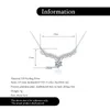 Chain 925 Sterling Silver Pendant Necklaces Christmas Elk Lace Pattern Moissanite Necklace Jewelry