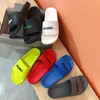 Fashion Slipper Sliders Paris Sandals for Men Women Hot Fashion Designer Unisex Pool Beach Flat Flip Flops Household Indoor Shoes Size 35-46