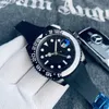 Relógio masculino relógio mecânico automático de alta qualidade silicone 41mm aço inoxidável moda clássico vidro safira brilho noturno relógio de designer à prova d'água