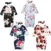 Dekens baby slaapzak geboren deken swaddle wrap jurk bloemen outfits 0-9m