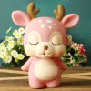 Boxes Creative Resin Coin Piggy Bank Cartoon Deershaped Desktop Decoration Ornaments Living Room Bedroom big piggy bank