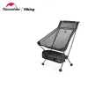 Möbler Naturehike Camping Aluminium Alloy Folding Moon Chair Outdoor Portable Beach Fishing Chair YL0809