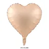 Party Decoration 18inch Rose Gold Heart Foil Balloons Inflatable Helium Ballons Birthday Wedding Balloon Baby Shower Supplies