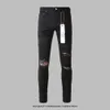 Purple Black Designer Slim Fit Usa Pants Mens y2k chude dżinsy uk krasnoludzki