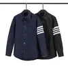 Men's Jackets Jacket Luxury Korean Version Four-bar Same Yarn-dyed Lapel Casual Zip Slim Coat