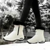 Scarpe fitness Stivali da neve Inverno Donna 2024 Qualità alla caviglia Mantieni caldo Nero Donna Stringate Comodo per
