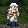 アクショントイフィギュア14cmアニメinuyasha sesshomaru kagome zhuye kawaii gk statue model toy figures collect ormantant