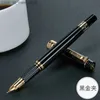 Фонтановые ручки Фонтана Ручки Picasso 917 Pimio Emotion of Rome Fountain Pen Bund Black с золотом / серебряным подарком подарка подарки в подарок Q240314