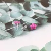 Brincos de parafuso prisioneiro atacado 100 pares pequena resina flor charme feminino orelha moda jóias festival festa presente aniversário para namorada