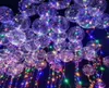 50 pièces sans rides clair Bobo ballon avec 3M Led bande fil lumineux Led ballons décoration de mariage fête d'anniversaire jouet ST5887836617