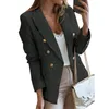 New Autumn Winter Women Long Sleeve Blazer Suits Coats Fashion Slim Single-breasted Office Lady Blazers