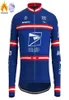 Konkurs USA Man Man Retro Cycling Jersey Pole Long Rleeves Ubranie MTB Triathlon Hombre15311922