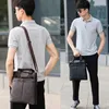 Teczki torebki dla torebek męskiej Pu skórzana dokument wykonawczy biuro biurowe Tote Business Messenger Split Crossbody Boczne torba projektantów