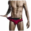 Underpants Patchwork Men's Underwear Sport Color Block Gay Sexy Comfort Soft Breathable Ropa Interior Hombre