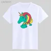 T-shirts kids t shirt for boys kid childrens clothing girls clothes summer tshirt girl animal unicorn graphic tee cute kawaii t-shirt ldd240314