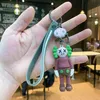 Cartoon Silicone Bear Wholesale Toy Tidal Brand Keychain Bookbag Hanging Accessories Keychain