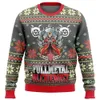 Herrspår med fullmetal Alchemist Chimera Nina Tucker Ed-Ward Ugly Christmas Sweater Christmas Sweater Gift Santa Claus Pullover Men 3D Sweatsl2402