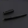 Stylos à plume Stylos à plume de luxe de haute qualité noir titane mat noir cadeau stylo à bille bureau stylo à encre signature mat suisse Q240314