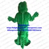 Mascot kostymer gröna långa päls krokodil alligator maskot kostym vuxen tecknad karaktärsutrustning Utbildning Utställning Fashion Planning ZX1421