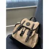 Bolsas escolares 2024 Mochila de lona de gran capacidad Un hombro Cruz para mujeres Moda Bolsa de viaje antirrobo